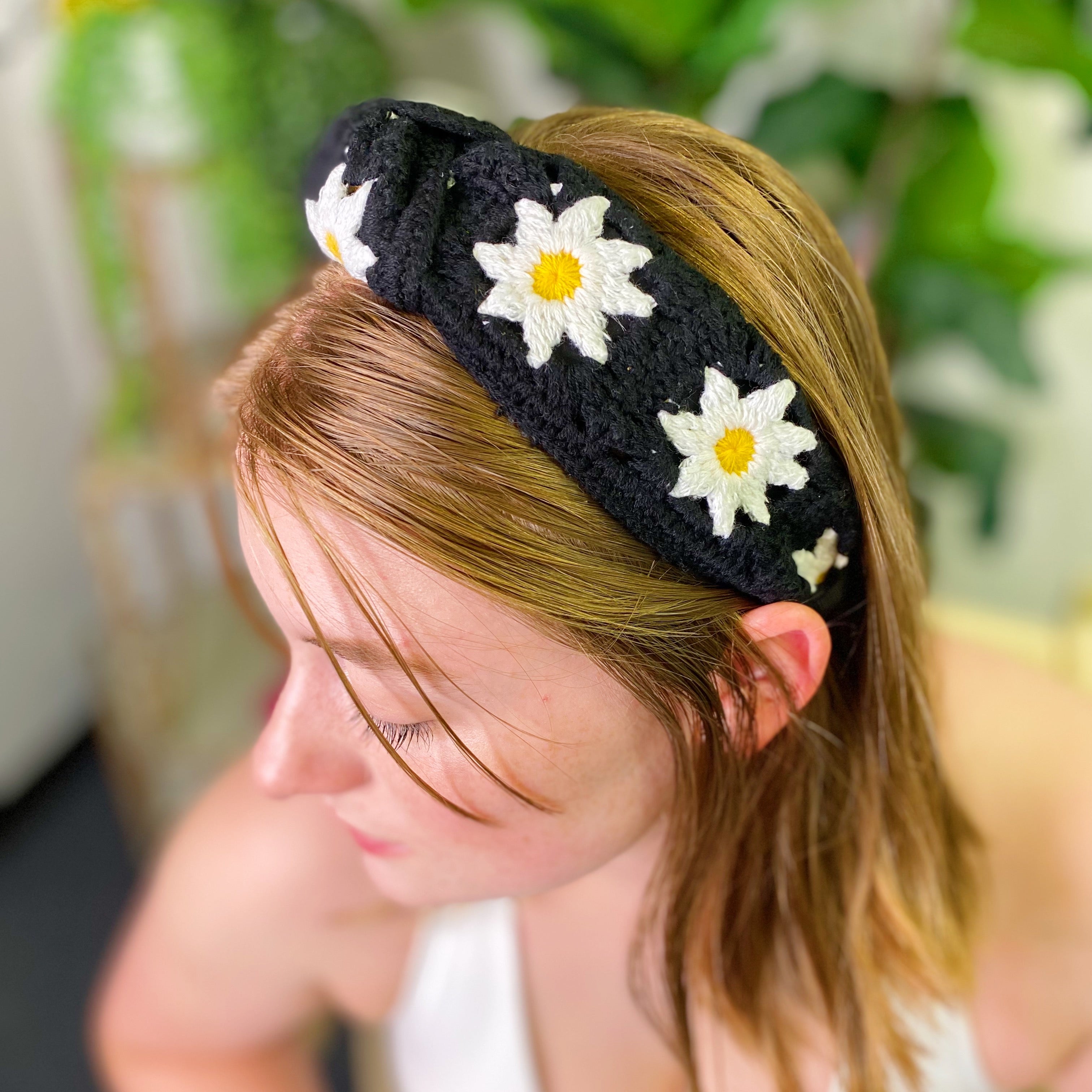 Patchwork Crochet Headband-1