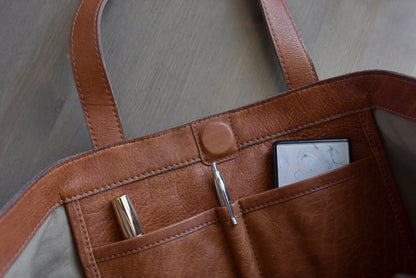 Classic Tote | Genuine Leather Bag - HartCentered