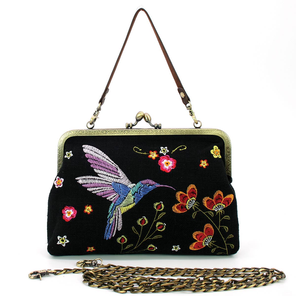 Hummingbird Kisslock Handbag-0