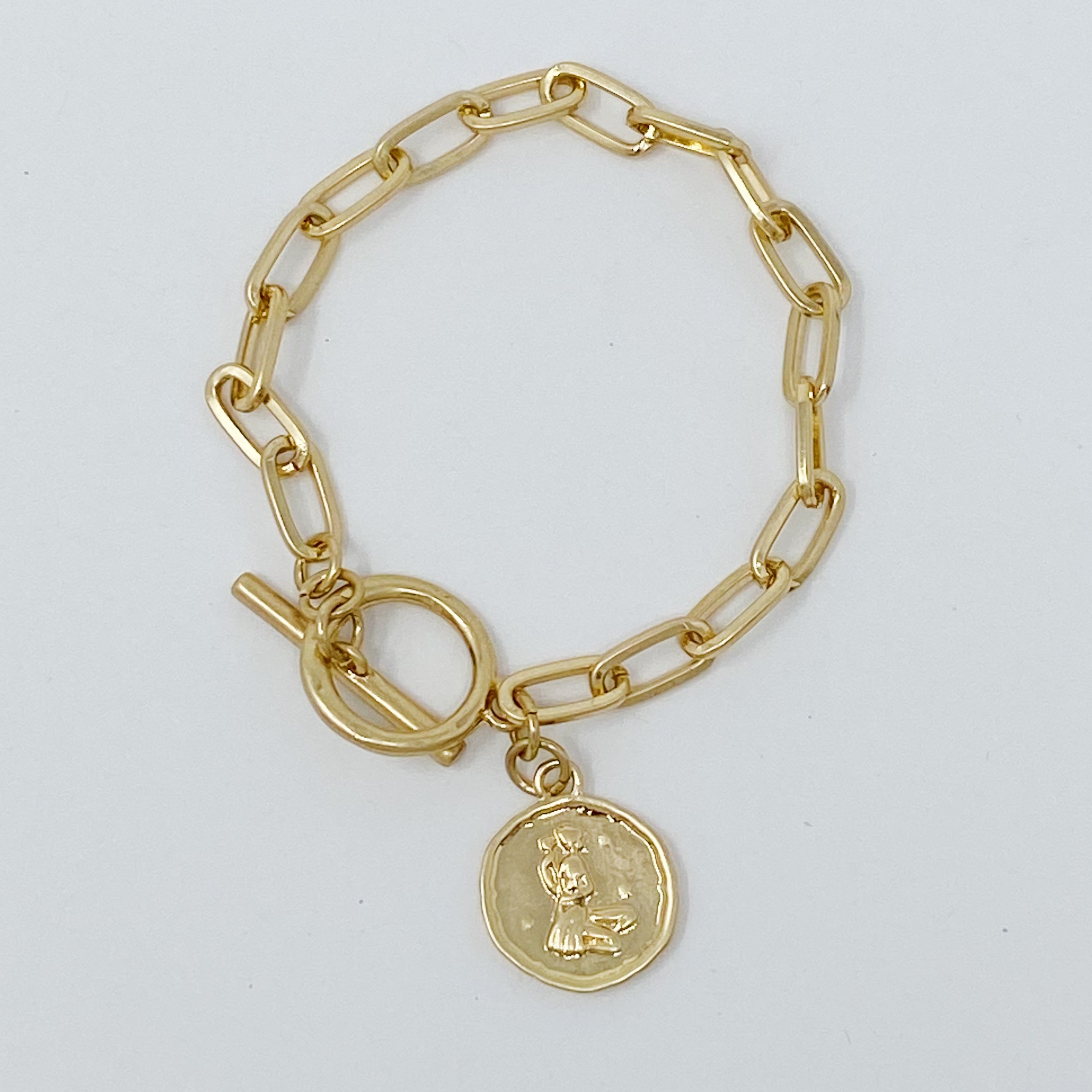 Zodiac Charm Chain Bracelet-3