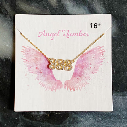 Dainty Angel Number Necklace-5