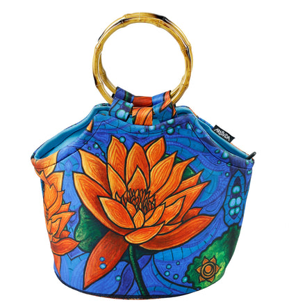 Bamboo Tote - Kristen Palana - Lotus Flower-0