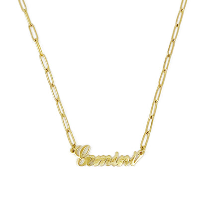 Annie Zodiac Chain Necklace-7