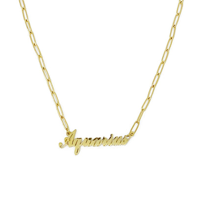 Annie Zodiac Chain Necklace-4