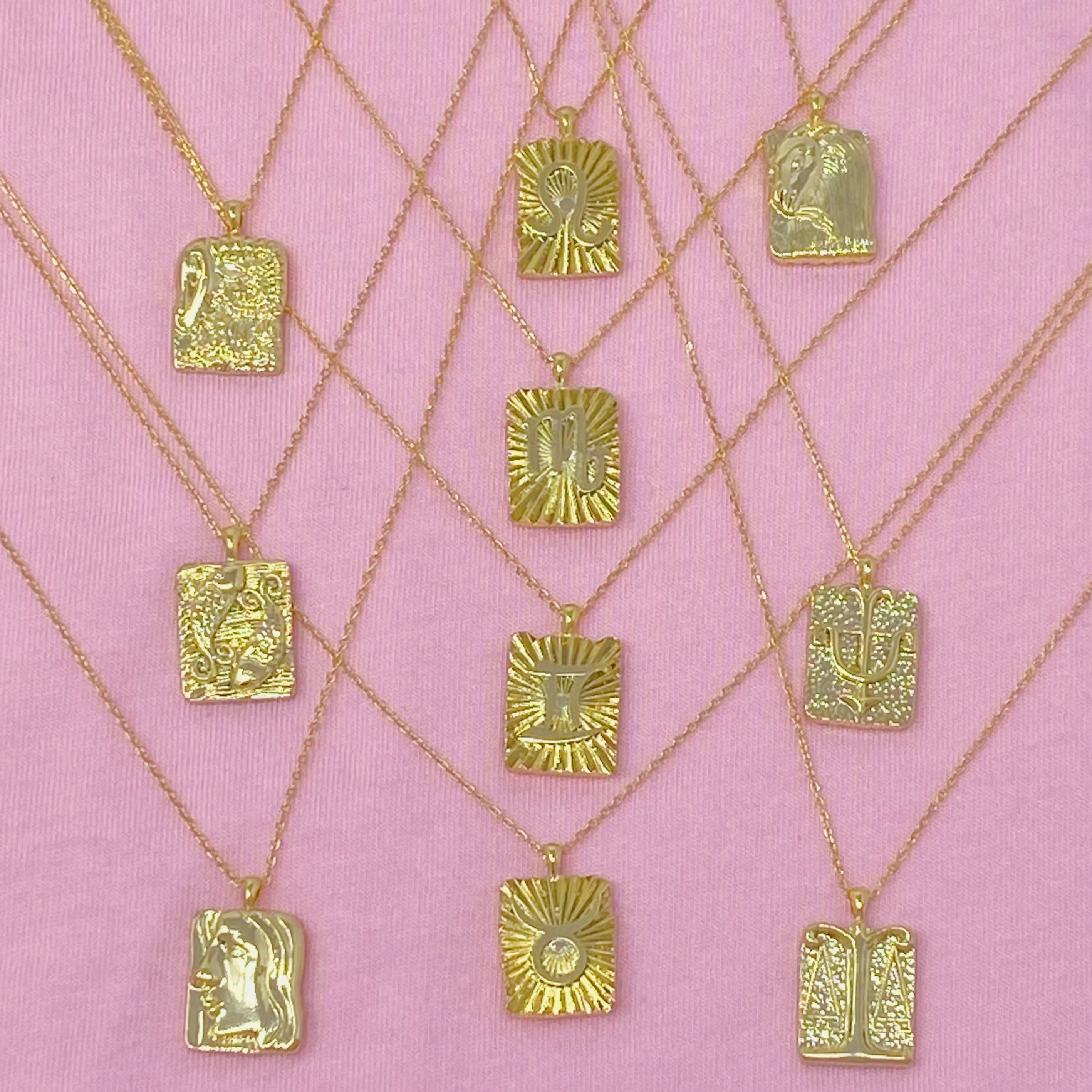 Reversible Zodiac Necklace-3