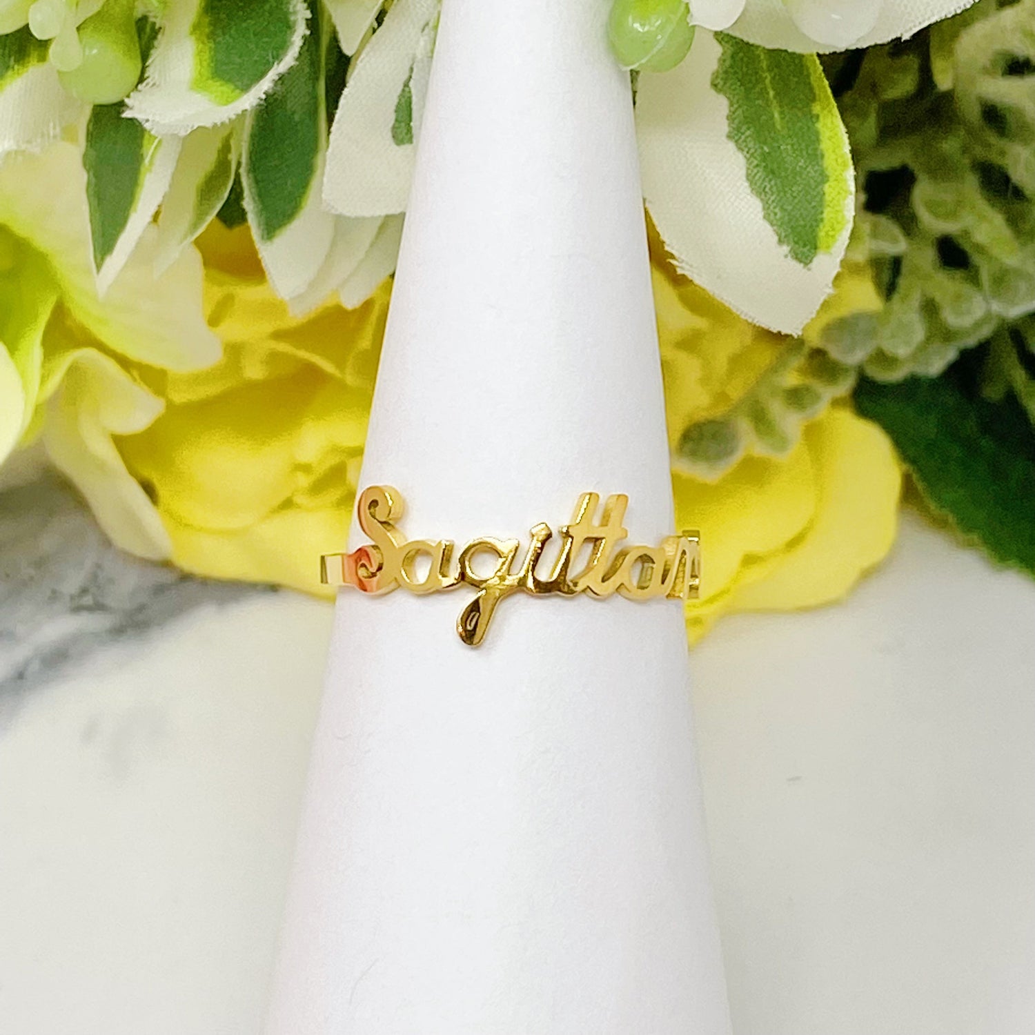 Scripted Zodiac Ring-5