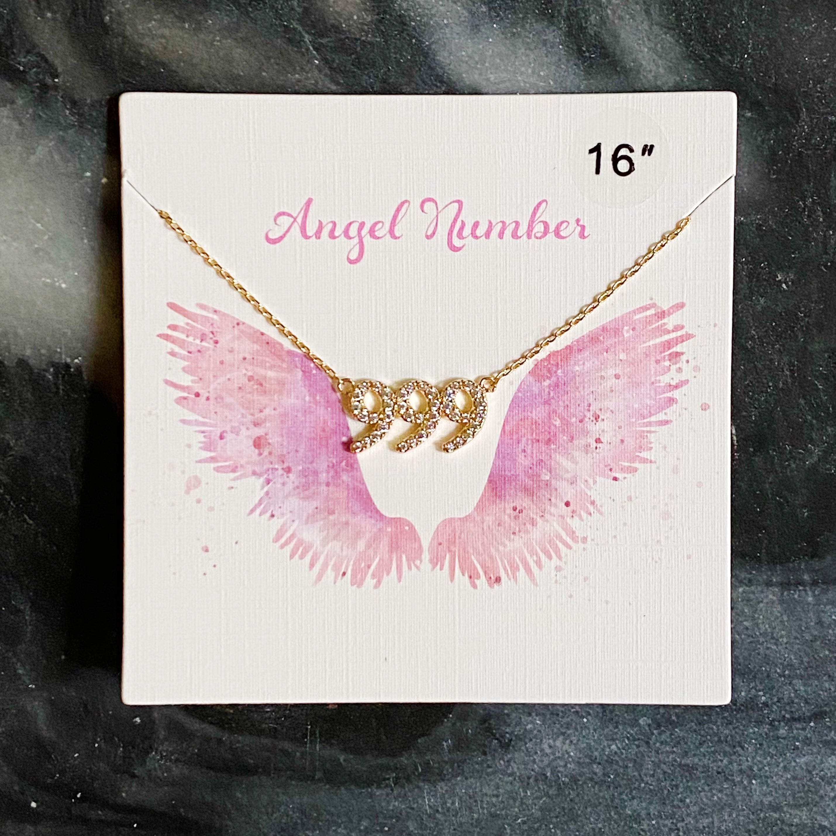 Dainty Angel Number Necklace-7