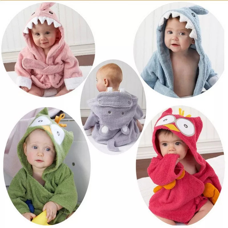 Bathrobe baby animal shape multivariant-0