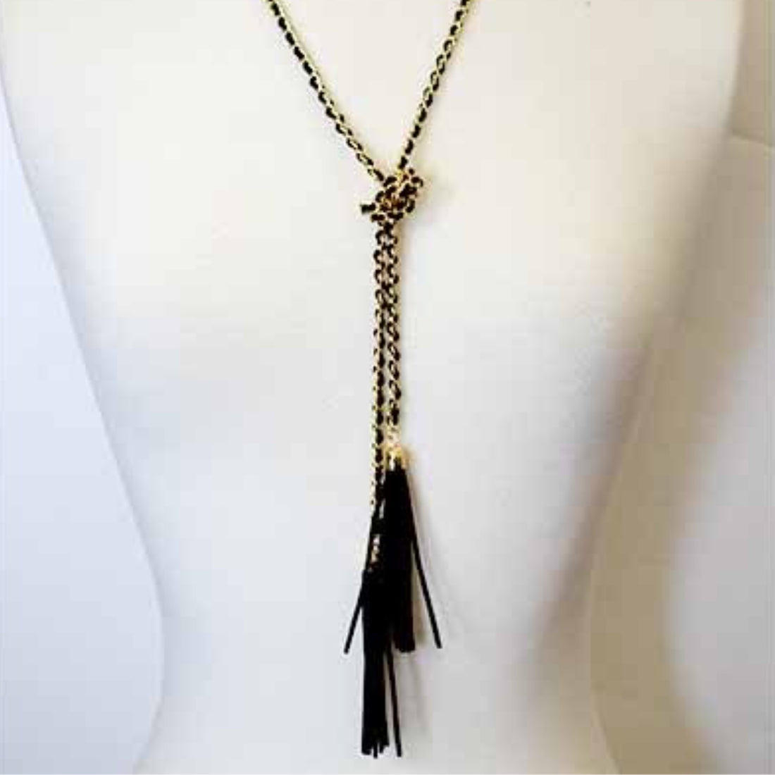 Tassel End Wrap Around Choker Necklace | Lead and Nickel Compliant