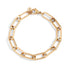 Oblong Chain Link Bracelet | Gold-Tone Stainless Steel - HartCentered