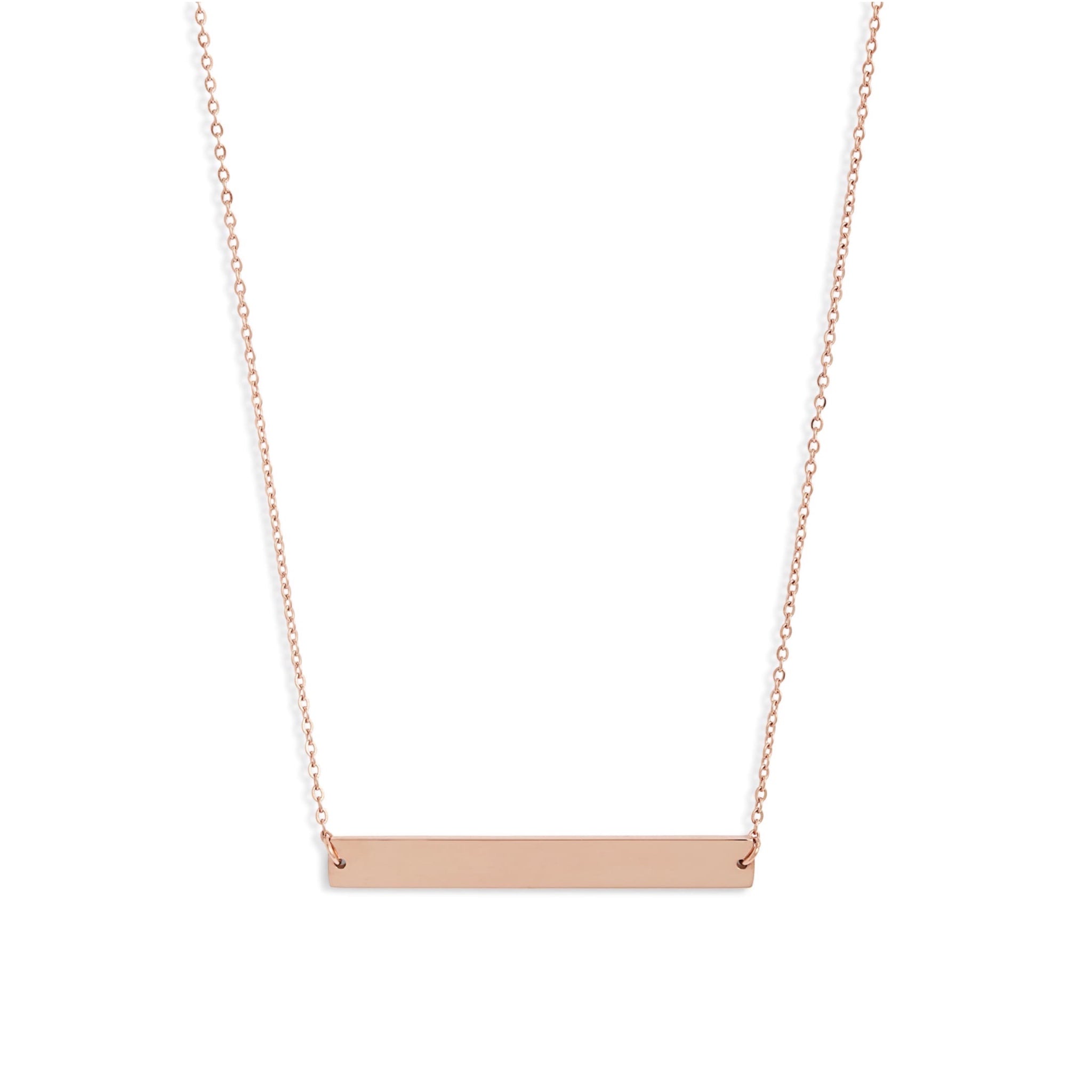 Classic Bar Necklace | Gold-Toned Stainless Steel | More Colors Available - HartCentered