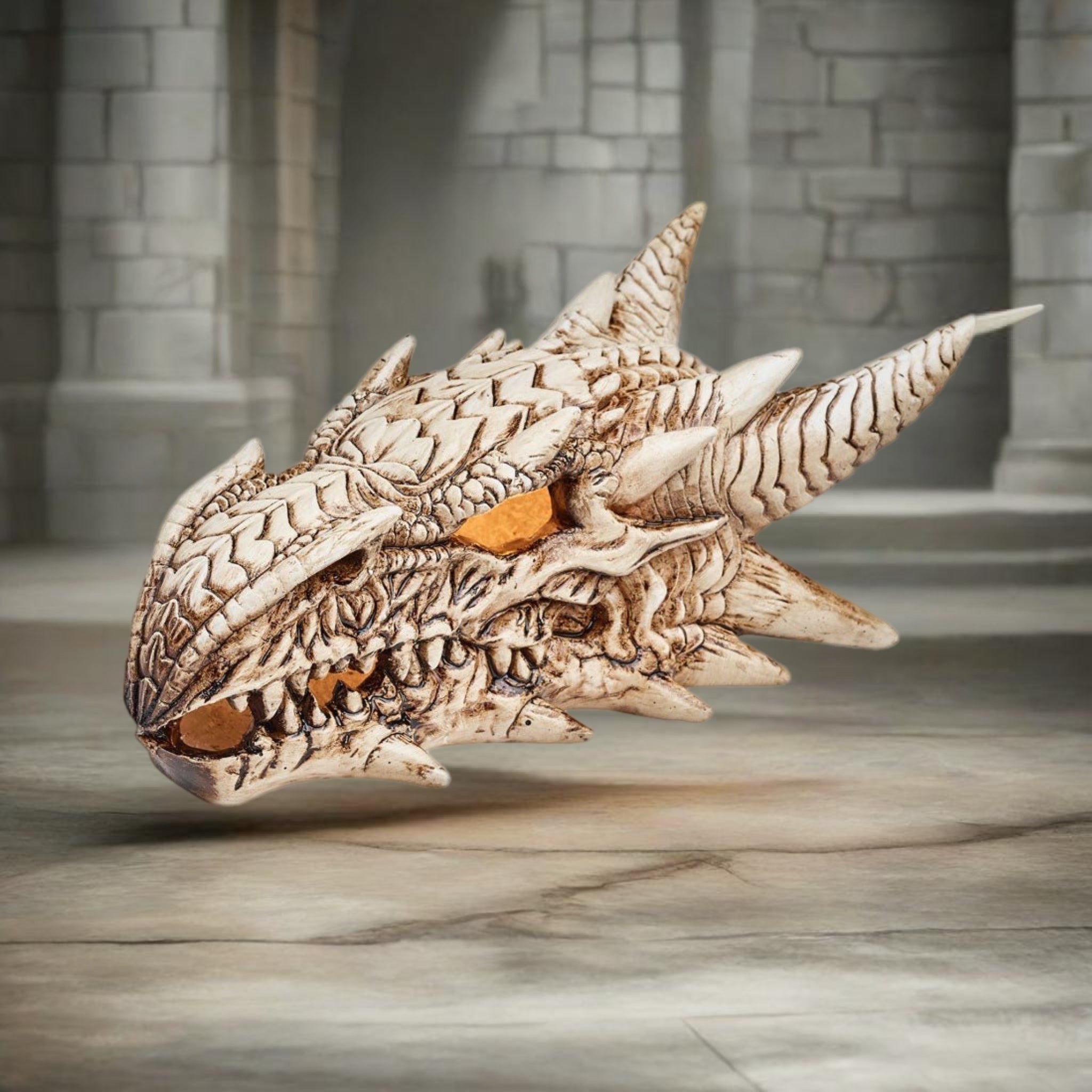 LED Dragon Skull | Skull Miniature - HartCentered