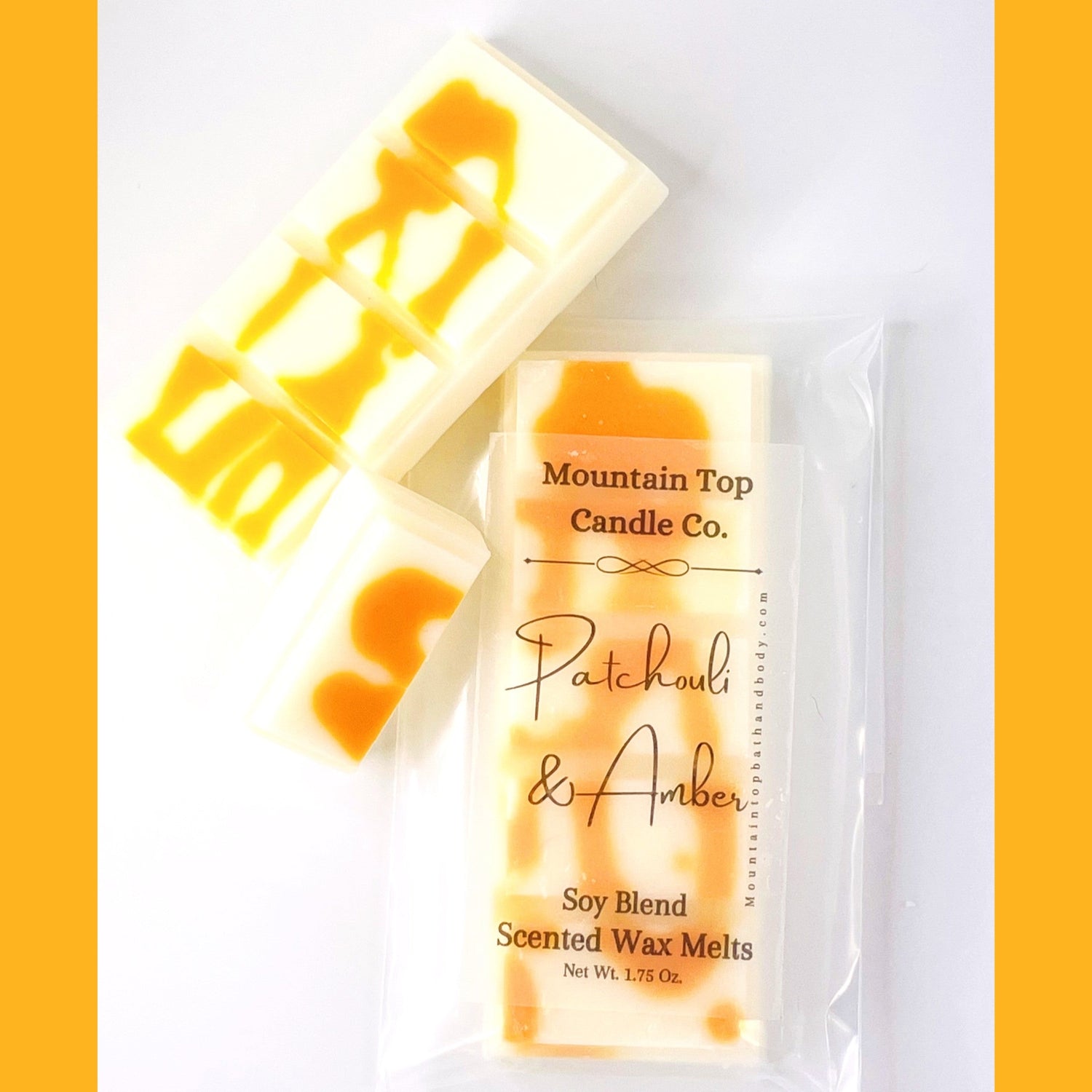 Patchouli &amp; Amber Snap Bar - HartCentered