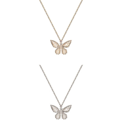 Butterfly Necklace | Cubic Zirconia | Lead &amp; Nickel Complaint - HartCentered