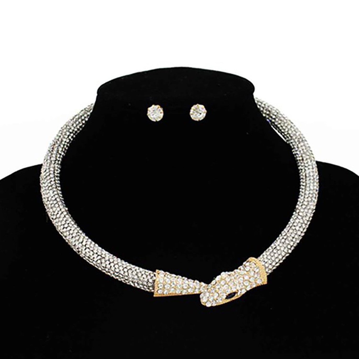 Sparkling Snake Wrap Necklace | Lead and Nickel Compliant