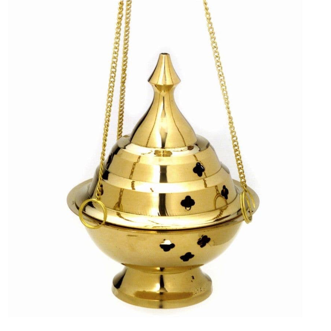 Hanging Brass Incense Burner 6&quot;