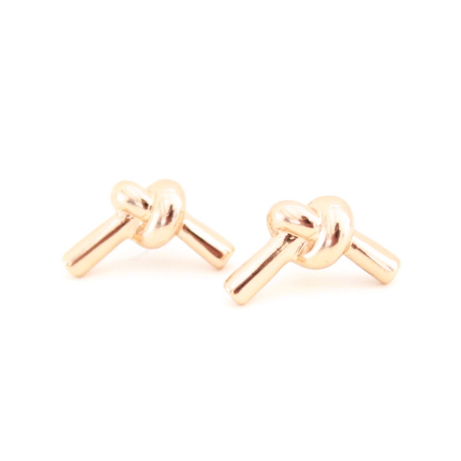 Love Me Knot Stud Earrings | Surgical Steel | More Colors Available - HartCentered