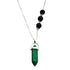 Verdite Crystal & Lava Stone | Essential Oil Necklace - HartCentered