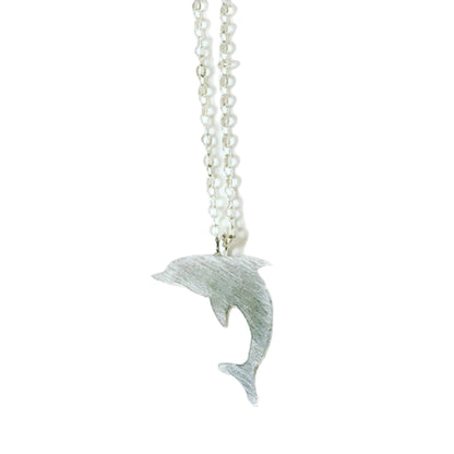 Dolphin Necklace | Sterling Silver | Handmade in California with Recycled Materials