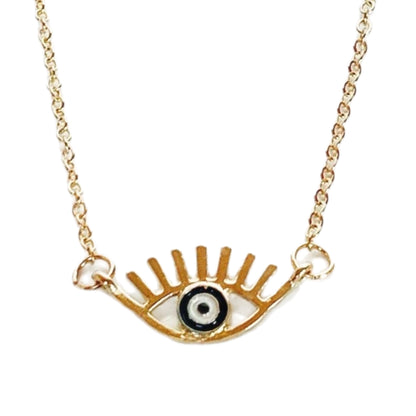 Cara Necklace | Evil Eye with Lashes | Gold-Plated