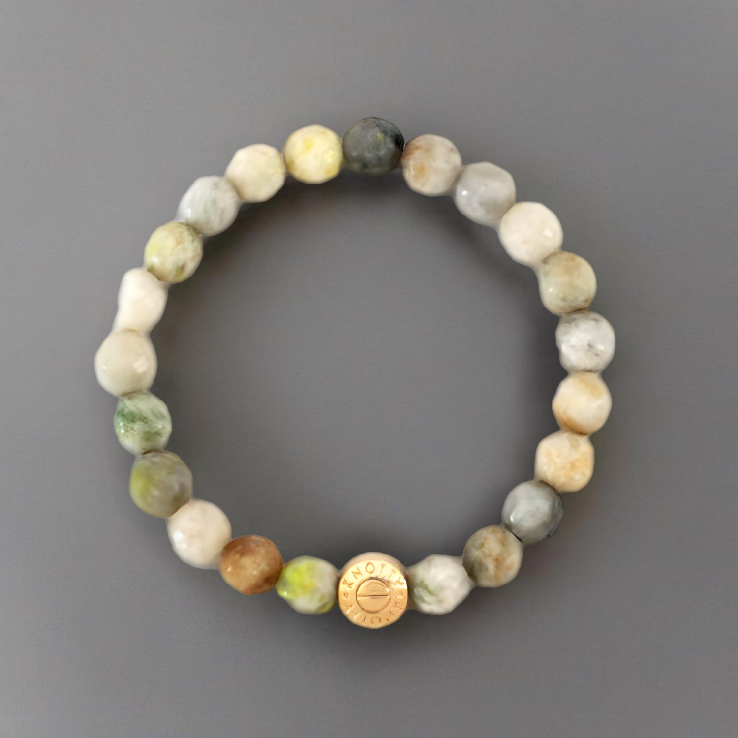 Marble Tessa Bracelet | Gold-Plated Brass &amp; Marbled Crystals - HartCentered