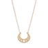 Open Crescent Focal Necklace | Gold Stainless Steel - HartCentered