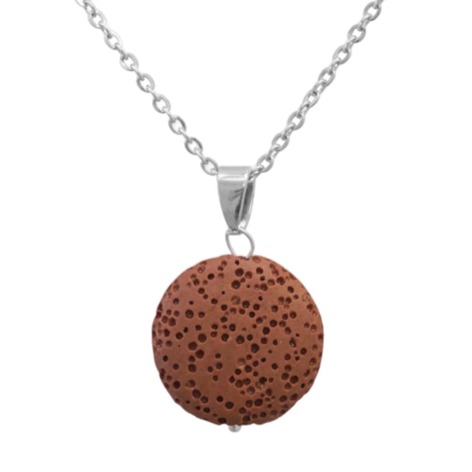 Red Lava Stone | Essential Oil Necklace - HartCentered