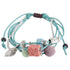 Teal Charms & Lava Stone | Essential Oil Bracelet - HartCentered