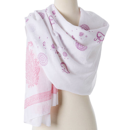 Prayer Shawl | OM Shanti Paisley Design