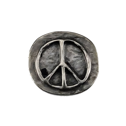 Peace Pocket Stone | Pewter - HartCentered