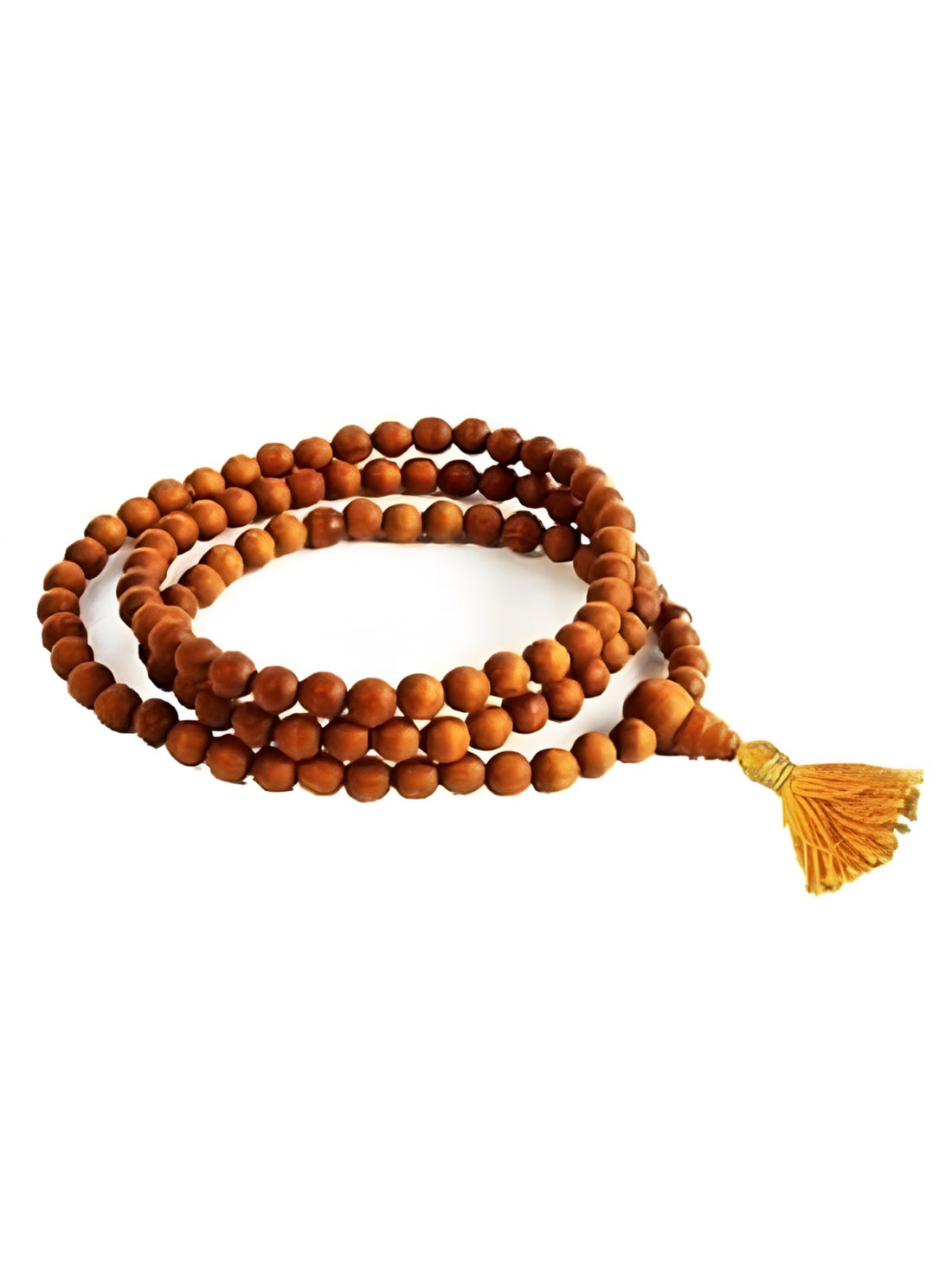 Sandalwood Mala | Prayer Beads | 108 Beads | Japa Mala Tassel Necklace