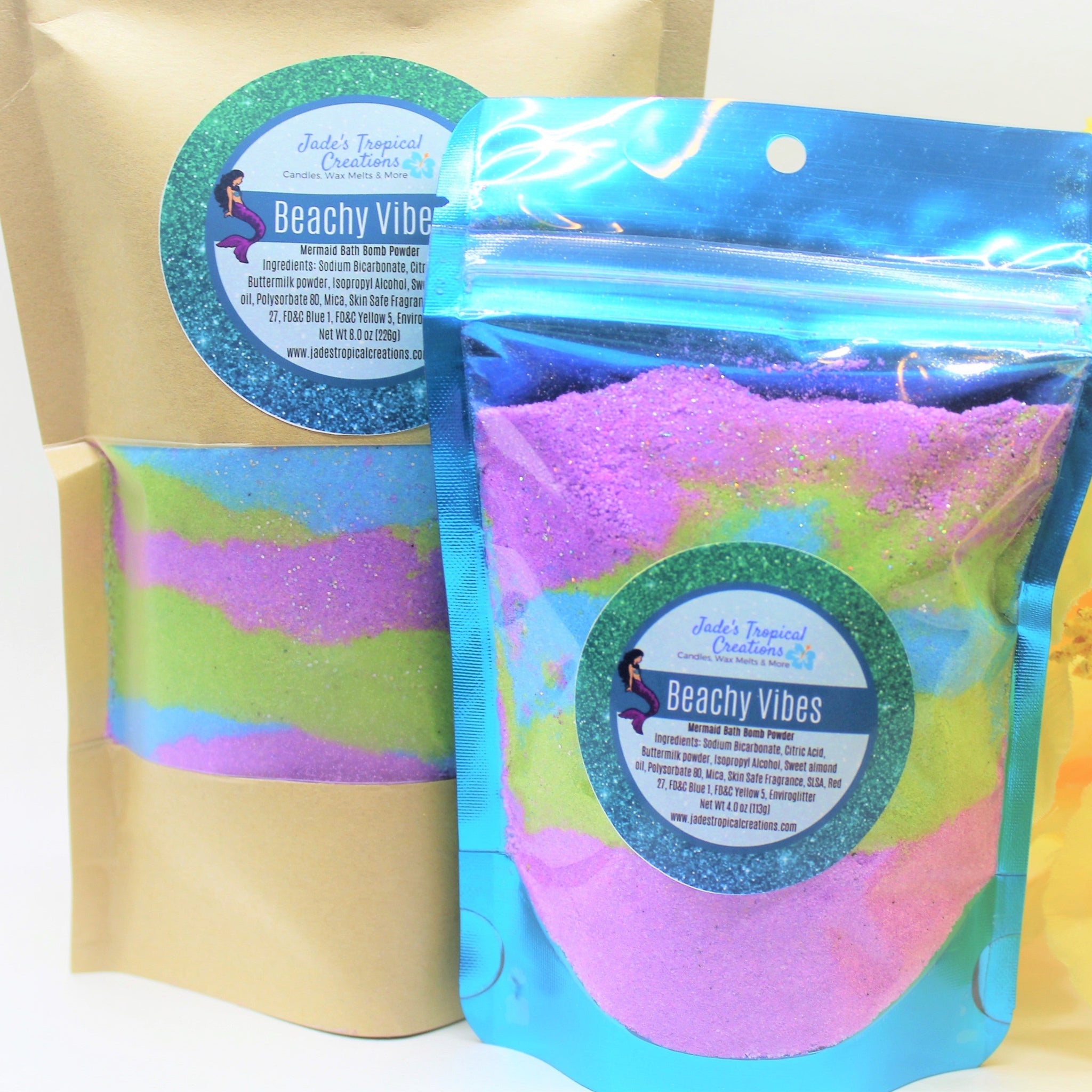 Mermaid Bath Bomb Powder