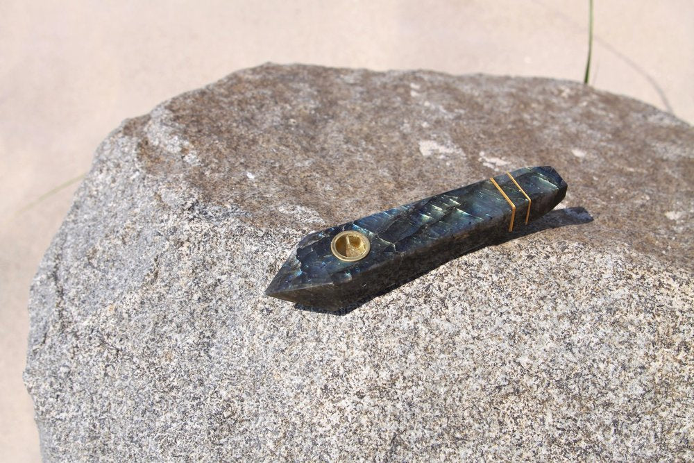 Labradorite Galaxy Pipe - HartCentered