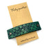 Green Dragon Scales Leather Hair Barrette-0