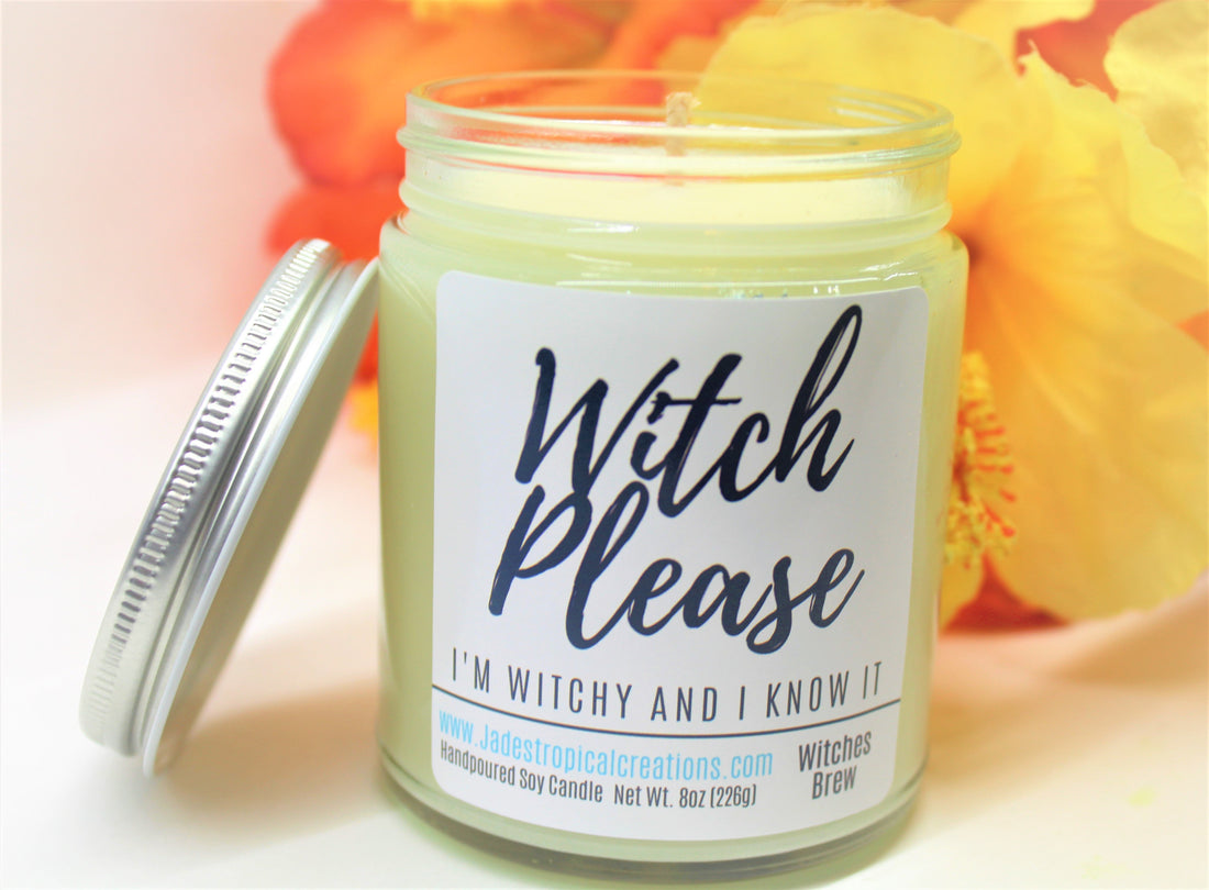 Witch Please Candle-0