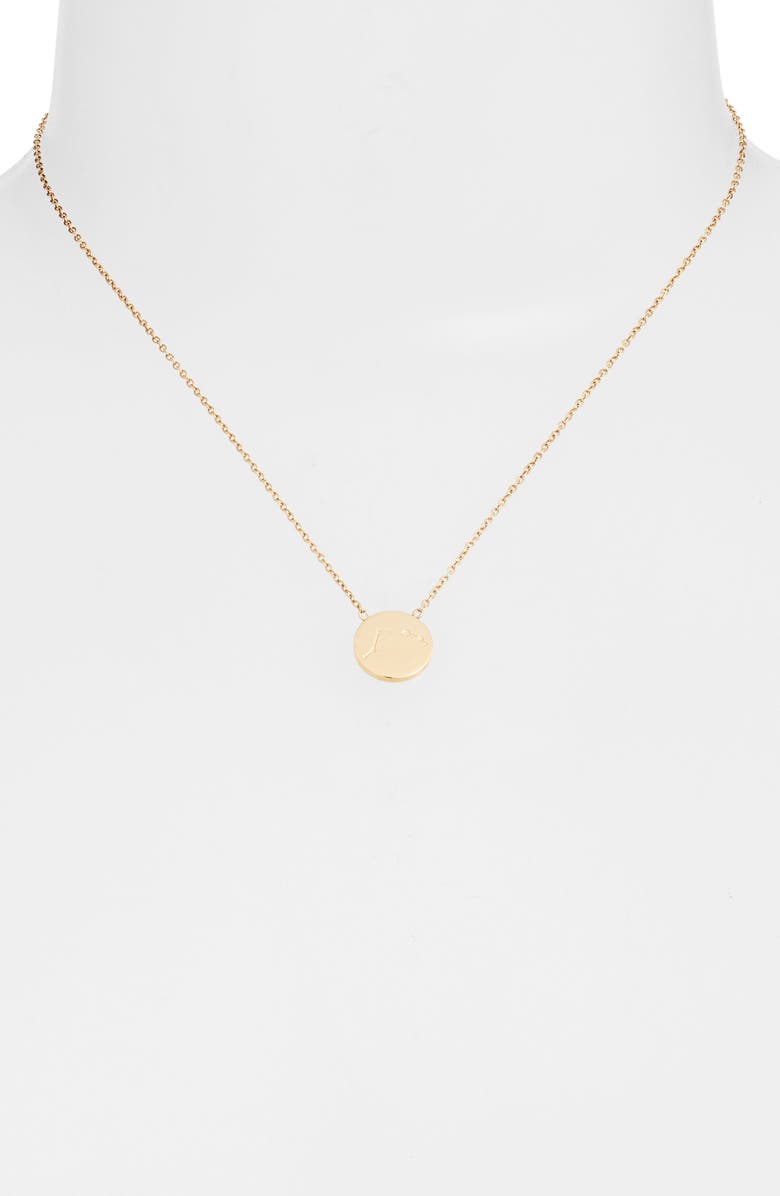 Reversible Zodiac Charm Necklace | Gold-Tone Stainless Steel - HartCentered