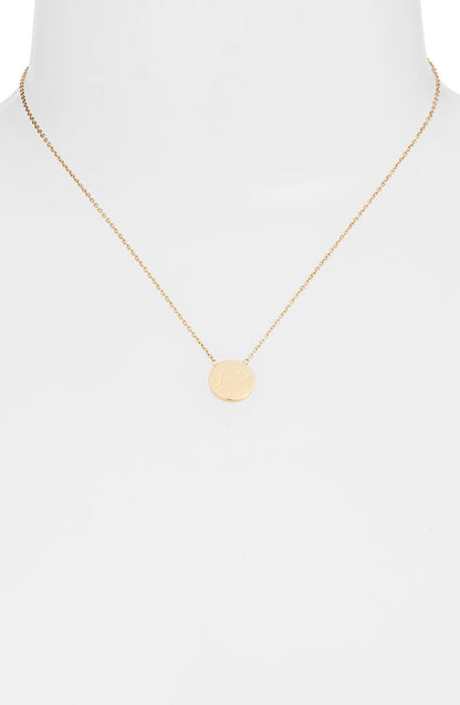 Reversible Zodiac Charm Necklace | Gold-Tone Stainless Steel - HartCentered