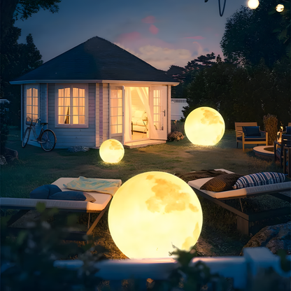 LED Moon Indoor &amp; Outdoor Floor Lamp - HartCentered