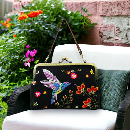 Hummingbird Kisslock Handbag-1