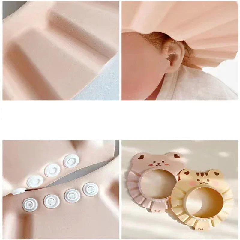 Adjustable Baby Shampoo Cap for Children-2