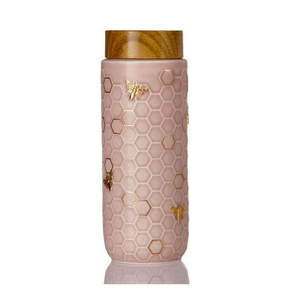 Honey Bee Travel Mug / Gold 16 oz - HartCentered