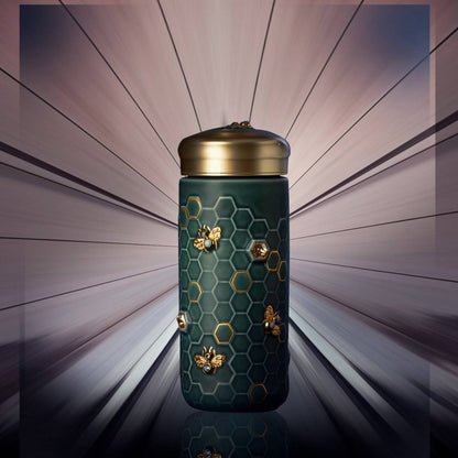 Honey Bee Travel Mug with Crystals