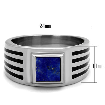 Montana Lapis Ring | Stainless Steel