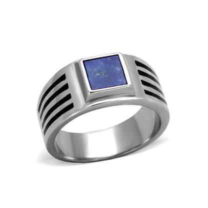 Montana Lapis Ring | Stainless Steel