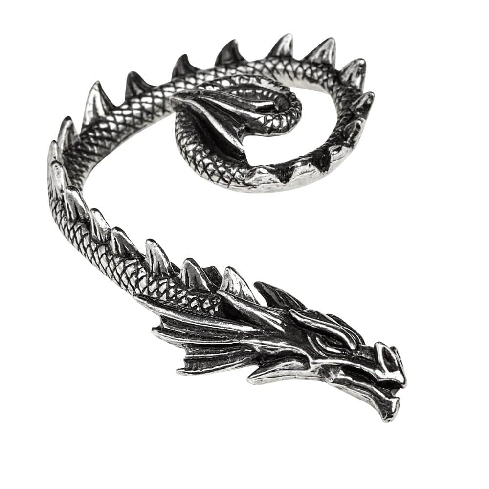 Ostrogoth Dragon Ear Wrap | High-Quality Pewter