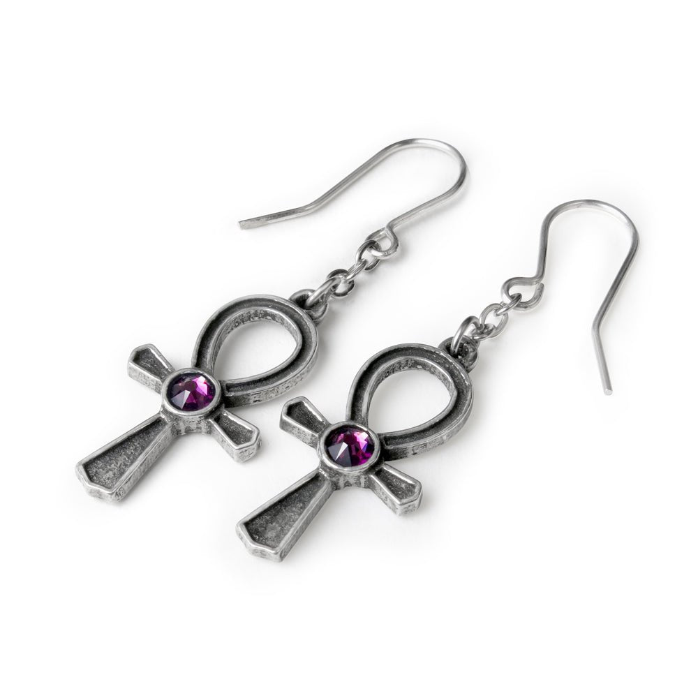 Ankh Of Osiris Dropper Earrings-1