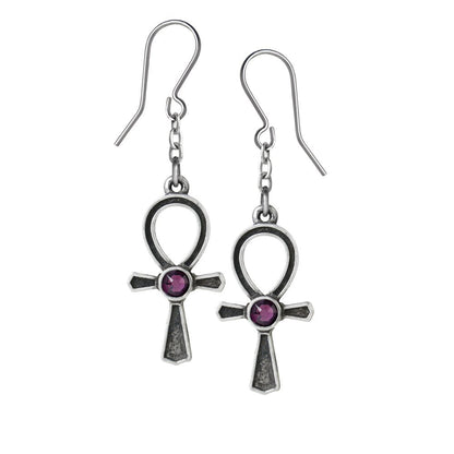 Ankh Of Osiris Dropper Earrings-0