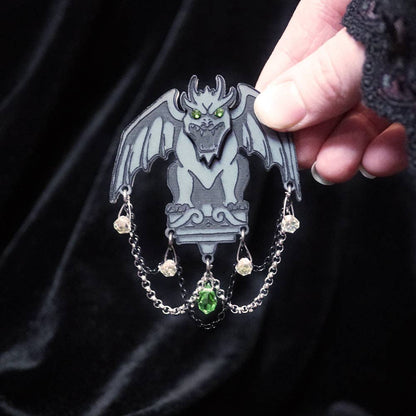 Gargoyle Brooch-0