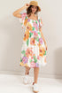 HYFVE Floral Flutter Sleeve Smocked Dress-0