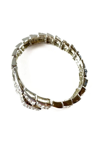 Crystal Studded Snake Bracelet | One Size Fits All | Stretchable